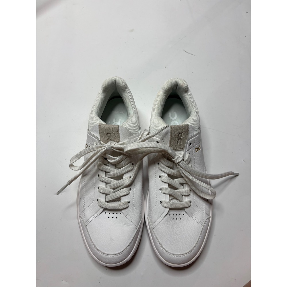 On Running THE ROGER Advantage White Sand Women's Sneakers 7.5 48.99457